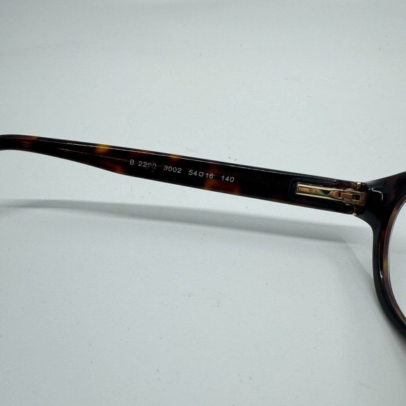 Burberry Eyeglasses B 2202 3002 Dark Tortoise Rectangular Frame 54-16-140 H9821 - Picture 5 of 7